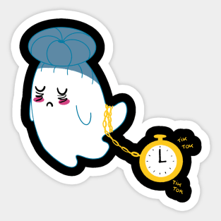 Little Ghost Time Sticker